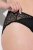 Ulla Popken 853040 Bóxer con encaje Negro - Bragas - 