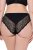 Ulla Popken 853040 Bóxer con encaje Negro - Bragas - 