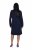 Ulla Popken 853077 Vestido de punto de manga larga Azul marino - Vestidos de punto - 