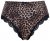 Ulla Popken 853106 Tangas con estampado animal Negro - Bragas - 
