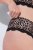 Ulla Popken 853106 Tangas con estampado animal Negro - Bragas - 
