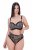 Ulla Popken 853106 Tangas con estampado animal Negro - Bragas - 