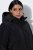 Ulla Popken 853351 Chaqueta acolchada Sympatex impermeable con capucha Negro - Chaquetas - Chaquetas para mujer en tallas grandes