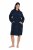 Ulla Popken 853353 Vestido de estar en casa con capucha Azul marino - Pijamas/ropa de estar en casa - 