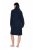 Ulla Popken 853353 Vestido de estar en casa con capucha Azul marino - Pijamas/ropa de estar en casa - 