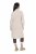 Ulla Popken 853504 Vestido de punto de manga larga con cuello alto Blanco roto - Vestidos de punto - 