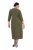 Ulla Popken 853510 Vestido midi con bolsillos Caqui - Vestidos midi - Vestidos midi de talla grande