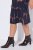 Ulla Popken 853590 Vestido de jersey estampado con manga 3/4 Azul marino - Vestidos - Vestidos para todas las tallas