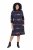 Ulla Popken 853590 Vestido de jersey estampado con manga 3/4 Azul marino - Vestidos - Vestidos para todas las tallas