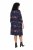 Ulla Popken 853590 Vestido de jersey estampado con manga 3/4 Azul marino - Vestidos - Vestidos para todas las tallas