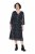 Ulla Popken 853620 Vestido midi con estampado animal y manga 3/4 Negro - Vestidos midi - Vestidos midi de talla grande