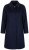 Ulla Popken 853646 Abrigo de lana con cuello camisero Azul marino - Abrigos - Abrigos de talla grande