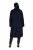 Ulla Popken 853646 Abrigo de lana con cuello camisero Azul marino - Abrigos - Abrigos de talla grande