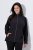 Ulla Popken 853668 Chaqueta polar con cuello alto Negro - Ropa de lana - 