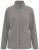 Ulla Popken 853668 Chaqueta polar con cuello alto Gris - Ropa de lana - 