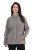 Ulla Popken 853668 Chaqueta polar con cuello alto Gris - Ropa de lana - 