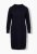 Ulla Popken 853669 Vestido de felpa de manga larga con capucha Azul marino - Vestidos sudadera - 
