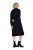 Ulla Popken 853669 Vestido de felpa de manga larga con capucha Azul marino - Vestidos sudadera - 