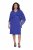 Ulla Popken 853675 Vestido de gasa con manga 3/4 Azul - Vestidos de noche - Vestidos de fiesta de gran talla