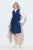 Ulla Popken 853697 Vestido de pana sin mangas con cuello de pico Azul marino - Vestidos de verano - Vestidos de verano tallas grandes