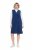 Ulla Popken 853697 Vestido de pana sin mangas con cuello de pico Azul marino - Vestidos de verano - Vestidos de verano tallas grandes