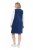 Ulla Popken 853697 Vestido de pana sin mangas con cuello de pico Azul marino - Vestidos de verano - Vestidos de verano tallas grandes
