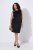 Ulla Popken 853766 Vestido ceñido sin mangas con strass Negro - Vestidos de verano - Vestidos de verano tallas grandes