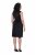 Ulla Popken 853766 Vestido ceñido sin mangas con strass Negro - Vestidos de verano - Vestidos de verano tallas grandes