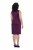 Ulla Popken 853766 Vestido ceñido con strass Ciruela - Vestidos de noche - Vestidos de fiesta de gran talla