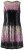 Ulla Popken 853768 Vestido de lentejuelas de rayas Negro - Vestidos de noche - Vestidos de fiesta de gran talla