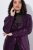 Ulla Popken 853770 Chaqueta de lentejuelas Ciruela - Chaquetas - Chaquetas para mujer en tallas grandes