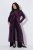 Ulla Popken 853770 Chaqueta de lentejuelas Ciruela - Chaquetas - Chaquetas para mujer en tallas grandes