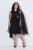 Ulla Popken 853774 Vestido con volantes Negro - Vestidos de noche - Vestidos de fiesta de gran talla