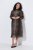 Ulla Popken 853788 Vestido de gasa con estampado animal Marrón claro - Vestidos maxi - Vestidos largos en tallas grandes