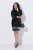 Ulla Popken 853810 Vestido de lentejuelas Negro - Vestidos de noche - Vestidos de fiesta de gran talla