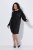 Ulla Popken 853871 Vestido de lentejuelas Negro - Vestidos de noche - Vestidos de fiesta de gran talla