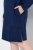 Ulla Popken 853877 Vestido de felpa de flores Azul marino - Vestidos - Vestidos para todas las tallas