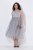 Ulla Popken 853879 Vestido midi evasé Gris - Vestidos midi - Vestidos midi de talla grande