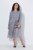 Ulla Popken 853879 Vestido midi evasé Gris - Vestidos midi - Vestidos midi de talla grande