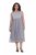Ulla Popken 853879 Vestido midi evasé Gris - Vestidos midi - Vestidos midi de talla grande