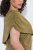 Ulla Popken 854048 Vestido largo de manga larga Verde oliva - Vestidos maxi - Vestidos largos en tallas grandes