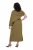 Ulla Popken 854048 Vestido largo de manga larga Verde oliva - Vestidos maxi - Vestidos largos en tallas grandes