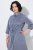 Ulla Popken 854413 Vestido midi con cordón Gris - Vestidos midi - Vestidos midi de talla grande