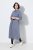 Ulla Popken 854413 Vestido midi con cordón Gris - Vestidos midi - Vestidos midi de talla grande