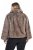 Ulla Popken 854617 Chaqueta de pelo sintético Beige - Chaquetas - Chaquetas para mujer en tallas grandes