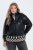 Ulla Popken 854795 Chaqueta biker de polipiel Negro - Chaquetas - Chaquetas para mujer en tallas grandes