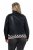 Ulla Popken 854795 Chaqueta biker de polipiel Negro - Chaquetas - Chaquetas para mujer en tallas grandes