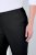 Ulla Popken 854910 Pantalón elástico abrigado con cintura elástica Negro - Pantalones de tela - Pantalones anchos de tela para mujer