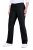 Ulla Popken 854910 Pantalón elástico abrigado con cintura elástica Negro - Pantalones de tela - Pantalones anchos de tela para mujer