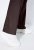 Ulla Popken 854910 Pantalón elástico abrigado con cintura elástica Marrón caoba - Pantalones de tela - Pantalones anchos de tela para mujer